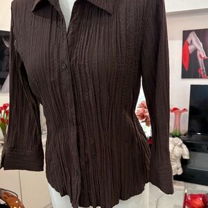 Apt. 9 Chocolate Button-Up Shirt